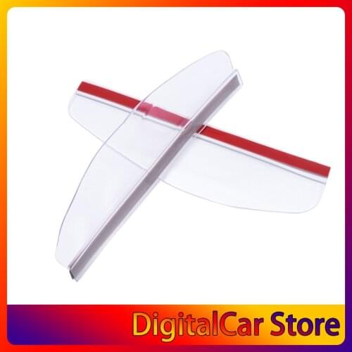 Universal Transparent Car Rear View Side Door Mirror Rain Board Sun Visors Shade Shield Flexible Protector