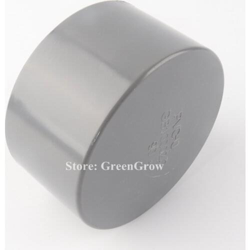 3pcs I.D 63mm~110mm PVC Pipe End Cap Garden Water Connectors Industrial Water Supply Tube Adapter Drip Irrigation Fittings