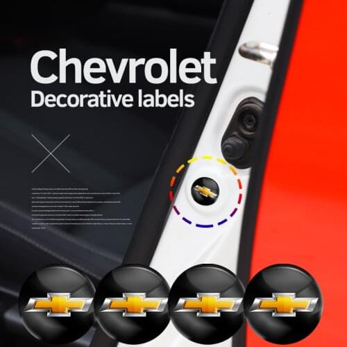 4Pcs PVC Door Shock-Absorbing Anti-Noise Gasket Sticker For Chevrolet Equinox Cruze Captiva Spark Z71 Sail Sonic Lacetti Trax