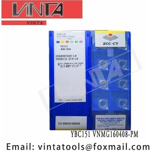 Free shipping high quality 10pcs/lots YD101 CCGX09T302-LC CCGX09T304-LC cnc carbide turning insets