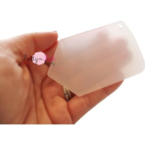 Key Chains DIY- Disc Shape- Charms- Pendant- Acrylic Round Blank- Laser Cut Circle-3" Acrylic PENCIL Key Chain Blank