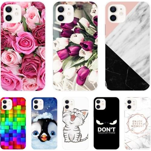 For iphone 12 Case For iphone 12 mini 12 Pro Max Soft Silicon Phone Cover For Apple iPhone12 iphone 12Pro 12Pro Bumper Back cat