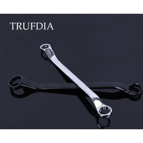 Offset Ring Spanner Dual-use Ratchet Handle Opening Plum Blossom Wrench Spanner Hand Cars Repair Tools Hardware Offset Ring Span