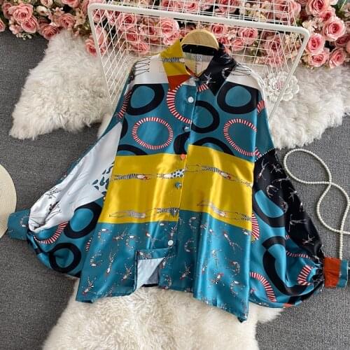 HECAIYUN Women's Oversized Shirts