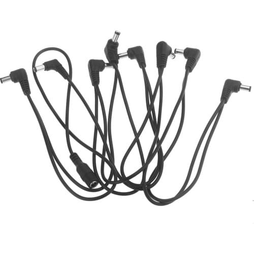 8 Ways Electrode Daisy Chain Harness Cable Copper Wire for Guitar Effects Pedal Power Supply Adapter Splitter