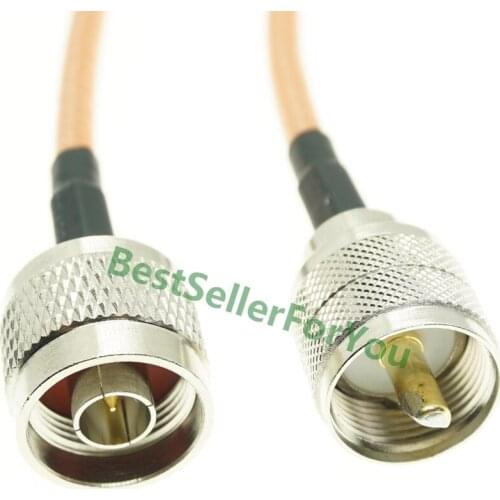 RG142 CABLE WIFI Antenna N type Male Plug to UHF Male PL259 Connector Low Loss
