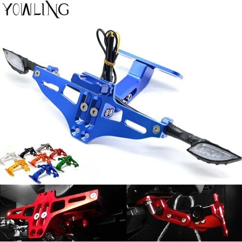 For Honda CB600F CB 600 F cb600f Hornet CBR600F CBF600SA Motorcycle cnc License Plate Bracket Licence Plate Holder Frame Number