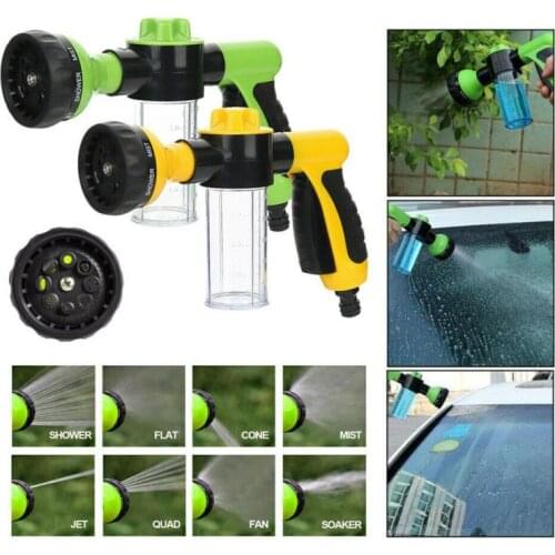 Multi-function 8 water patterns High Pressure Car Water Gun Car Cleaning Washing Foam Gun Water Sprayer Jet Pressure Washer