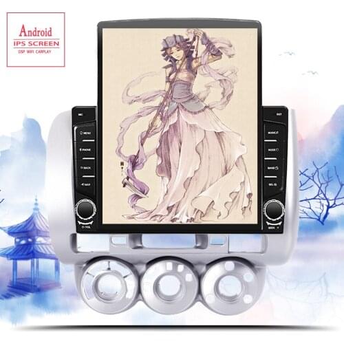 6+128G Android 10.0 4G Car Radio Multimedia Video Player Navigation GPS 2 din For Honda Fit Jazz 2002 2003 2004-2007 Casstte dvd