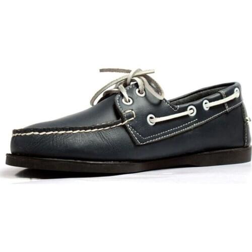 Men Genuine Leather Driving Shoes,New Fashion Docksides Classic Boat Shoe,Brand Design Flats Loafers For Men Women 2019A011