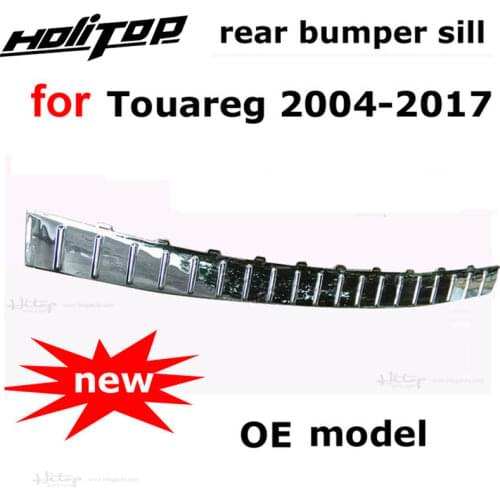 Rear bumper sill rear bumper Protector plate for VW Volkswagen Touareg 2004-2010 & 2011-2018,fix by button instead of glue