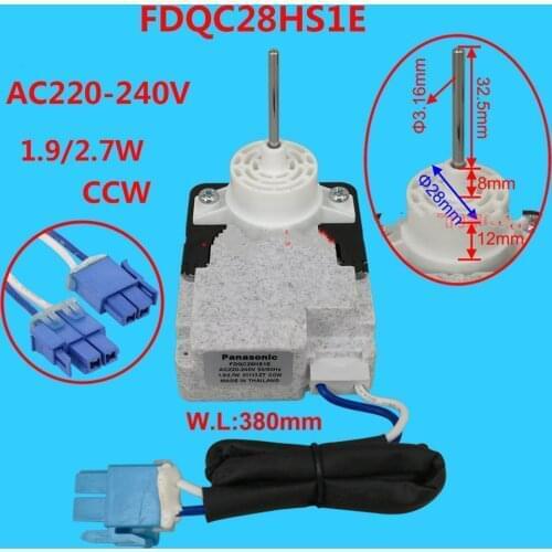 New original refrigerator fan motor FDQC28HS1E refrigerator AC motor 220V-240V refrigerator parts