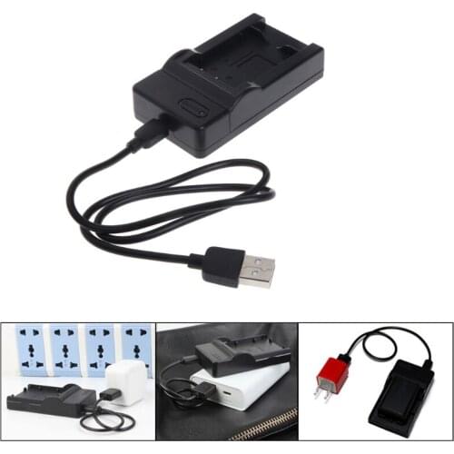 OOTDTY NP-BX1 USB Battery Charger For Sony DSC RX1 RX100 M3 WX350 WX300 HX400 Camera