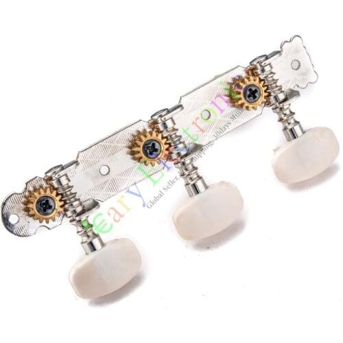 Wholesale and retail 1set Classic Guitar Triple String Quasi-axis Knob Square head plastic column free shipping