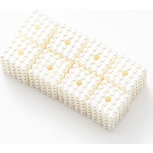 10 Pcs/Bag Imitation Pearl Cube Fashion Jewelry DIY Matching Pendant