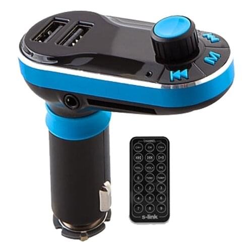 S-LINK SL-FM66 FM TRANSMİTTER USB RECHARGEABLE (USB + FM)