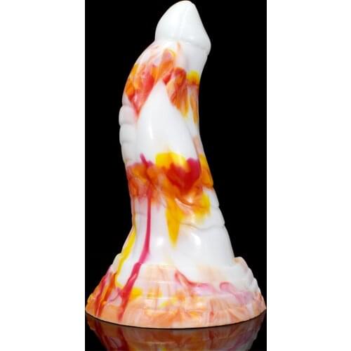 SHET large knotted anal plug with suction cup s shape g-spot stimulate Azure Dragon dildo 2021 new arrival discreet package