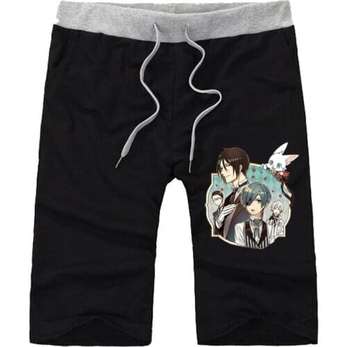 Anime Black Butler shorts Men Sportswear Running Jogging shorts Men Casual Outdoor Shorts teenagers Short Sweatpants