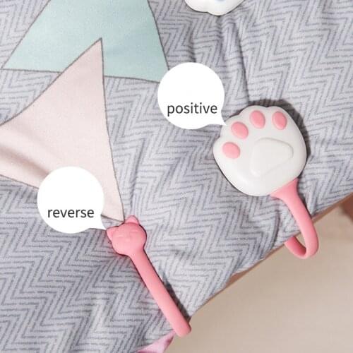 Cute Useful Bed Duvet Covers Sheet Holder Clip Clamp Fastener Quilt Cover Gripper Bed Blanket Slip-Resistant Sheets Clips Holder