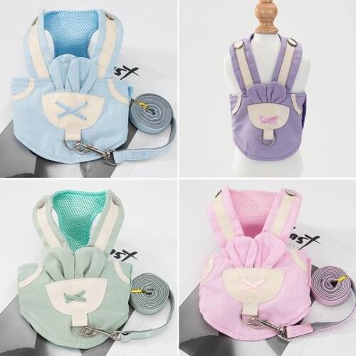 Dog Harness With Leash Adjustable Vest Walking Supplies Soft Breathable Collar Harness Or Puppy Medium Large Dog Chest Strap