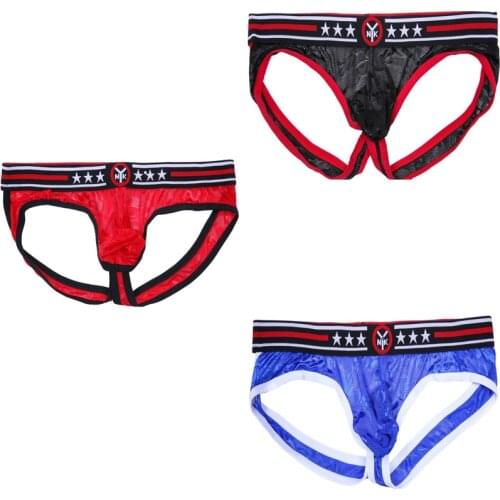 Men Underwear Sexy breathness Jockstrap G-Srting Underwear Men Mesh Pouch Cuecas Man Cotton Panties Mesh Underpants Fast ship