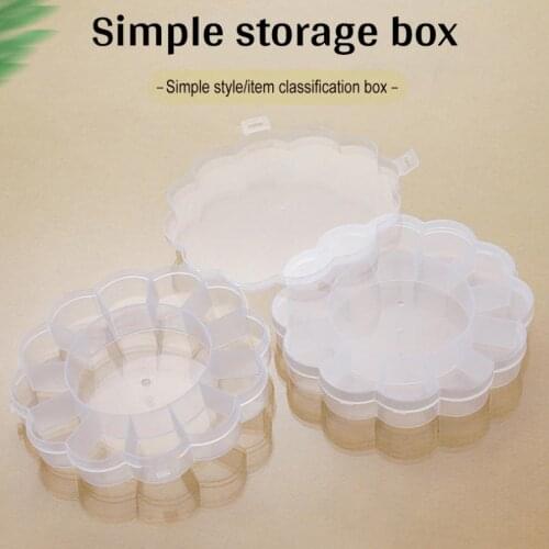 Creative Storage Box 13 Grids Transparent Plastic Jewelry Beads Pills Screw Organizer Container Case Storage Case Boxes
