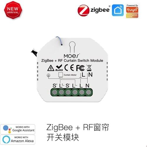 Smart curtain switch, hidden curtain module, graffiti APP control, RF remote control