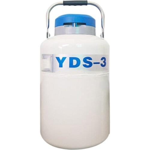 YDS-3 Storage Type Cryogenic Liquid Nitrogen Container Liquid Nitrogen 3.15L Liquid Nitrogen Tank Liquid Nitrogen Container