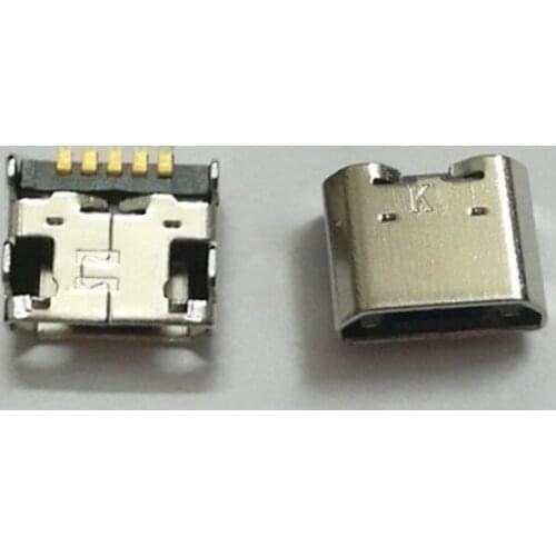 100pcs/lot Micro Mini USB Dock Jack Socket Connector For LG G Stylo 2 Plus 5.7 K550 MS550 Charging Port