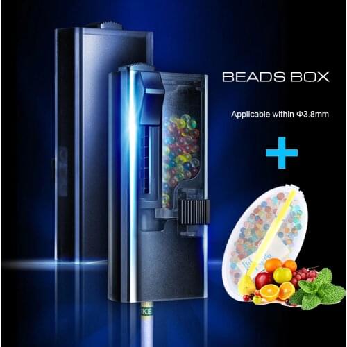 3boxs/300pcs DIY Fruit Flavour Bursting Beads Cigarette Explosion Bead Pusher Pop-up Filter Capsule Box Holder For Smoking Tools