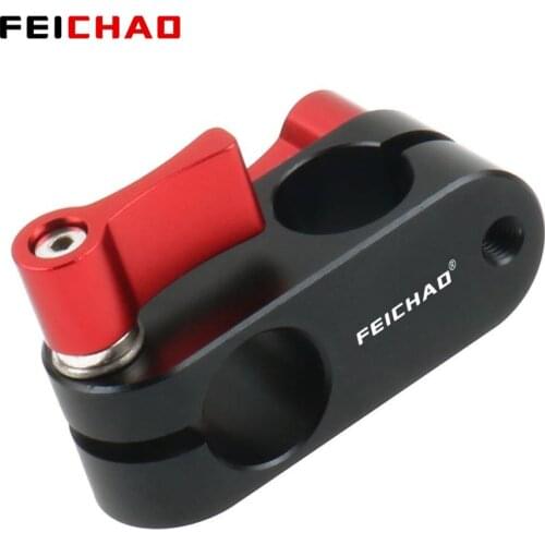 BGNing 90 Degree Adapter Rod Clamp 15mm Rail Clamp for 5D2 5D3 A7sGH4 DSLR Camera Photography System Photo Studio Accessories