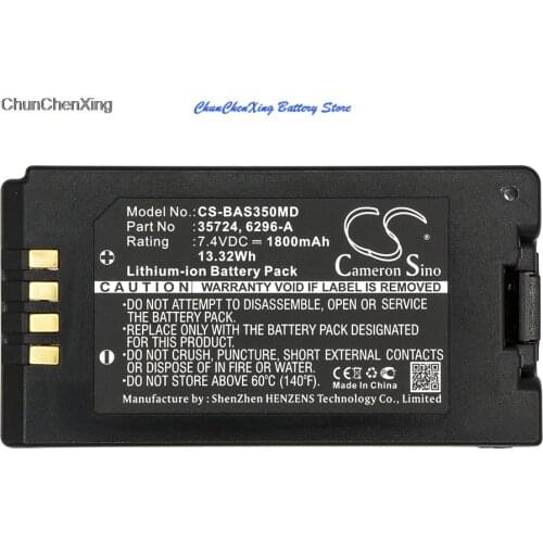 Cameron Sino 1800mAh Battery 6296-A for Baxter Healthcare 35083, 35162, 35700, 35724, 55075-2, Sigma Spectrum Infusion Pumps