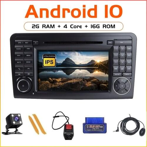 ZLTOOPAI Android 10 Auto Radio GPS For Mercedes-Benz GL ML CLASS W164 X164 ML350 ML450 ML500 GL320 GL450 Car Multimedia Player