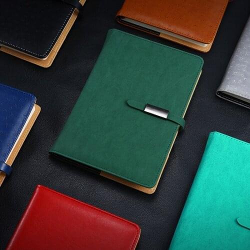 Business Notebook A5 Thicker Diary For College Students Diary paper office notebook tape magnetic buckle 25K