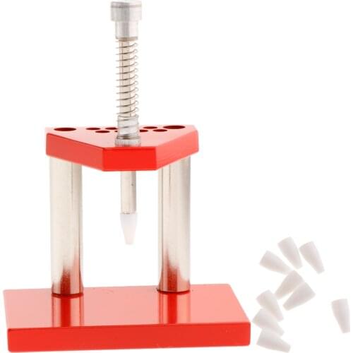 Stainless Steel Watch Case Presser Watch Press Tool ,with 9 Pcs Plastic Dies