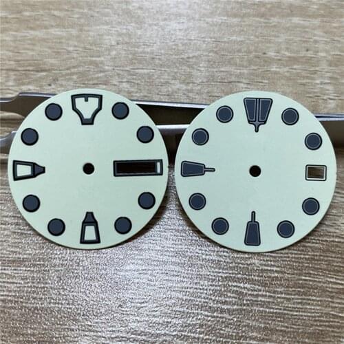 Canned Tuna Shell 28.5mm watch dial Aluminum for NH35A/ NH36A /SKX007 watch dial nh35 watch accessories