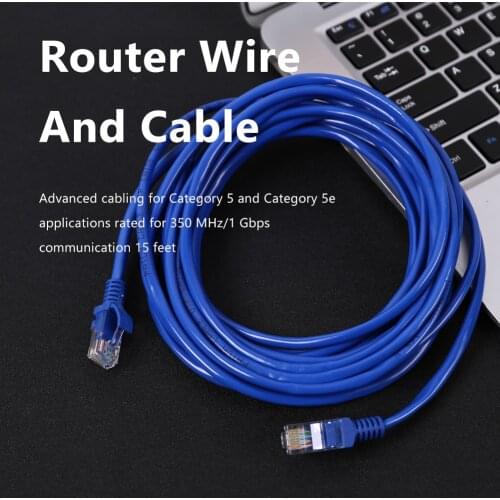 10m Cat5 RJ45 Ethernet Cable High Speed 1Gbps Network LAN Patch Cord for Modem Router PC Computer Laptop Cat 5E Ethernet Cable