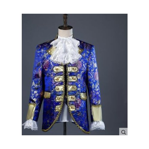 European court blazer men groom suit set with pants mens wedding suits costume singer stage clothing formal dress B11
