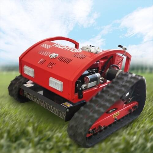 Multifunctional Remote Control Crawler Lawn Mower, Small Lawn Mower For Wasteland Mower On Road Slope