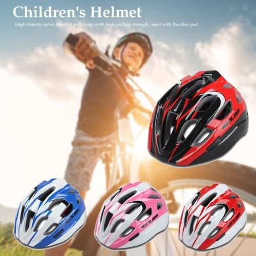 Integrated Riding Helmet Sun Protection Colorful Childrens Safety Helmet Head Protector Outdoor Sports Protect Bike Equipment