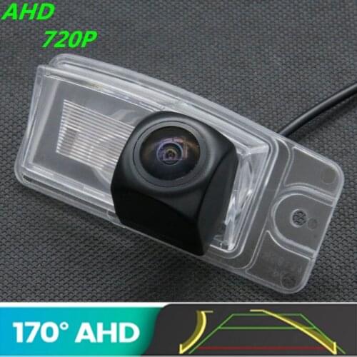 AHD 720P Trajectory Fisheye Car Rear View Camera For Nissan X-Trail t32 2013~2019 Murano Skyline Sentra Reverse Vehicle Camera
