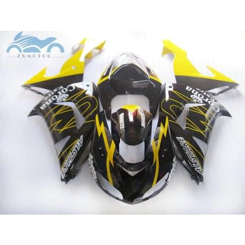 Free customize bodywork fairing kits for Kawasaki Ninja ZX1 0R 06 07 white corona motorcycle fairings set ZX10R 2006 2007 KP22