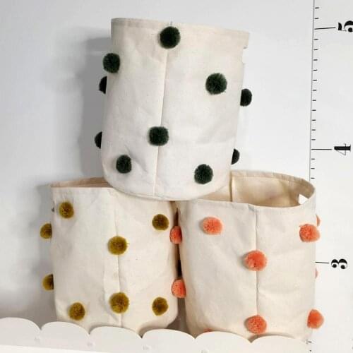 80%HOTLarge Capacity Laundry Basket Child Toy Storage Bucket Organizer Photo Prop