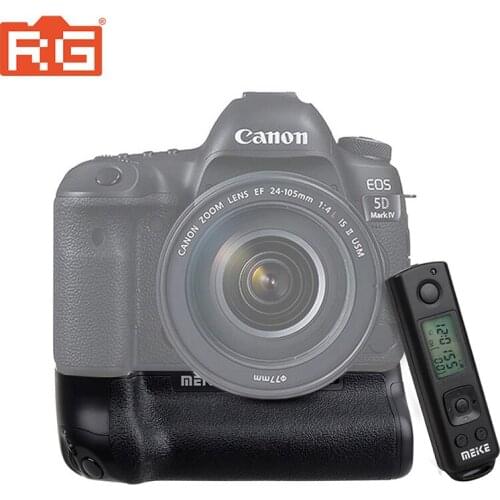 Meike MK-5DIV Pro Vertical Battery Grip with 2.4G Wireless Remote Control for Canon EOS 5D mark IV as BG-E20