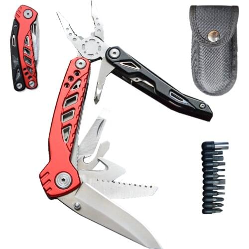 ALMIGHTY EAGLE 11 in one hand Multifunctional plier Screwdriver knife pocket folding tools Mini Camping Outdoor Hiking equipment