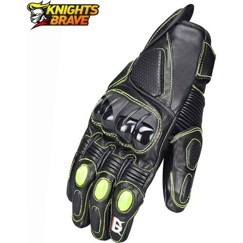 Motorcycle Gloves Men Motorbike Motorcross Gloves Carbon Fiber Guantes Breathable Guantes Moto Leather Guantes Moto Jnvierno