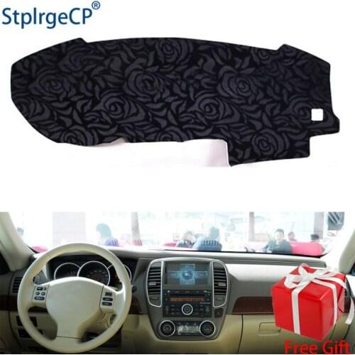 Rose Pattern Non-slip Car Dashboard Cover Dash Mat Pad DashMat ANti-UV Car Sticker for Nissan Sentra nismo Sylphy 2006 2007-2011