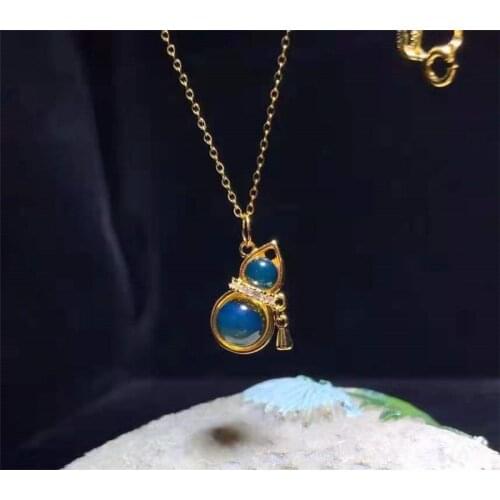 New Pendant Sterling Silver with Mexico Lamper Gourd Pendant High Quality Free Shipping