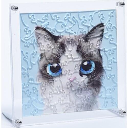 Crystal Puzzle Transparent Educational Jigsaw Puzzle 3d Puzzle for Adults Puzzles for Adults Learning Toys Children Kids Toys