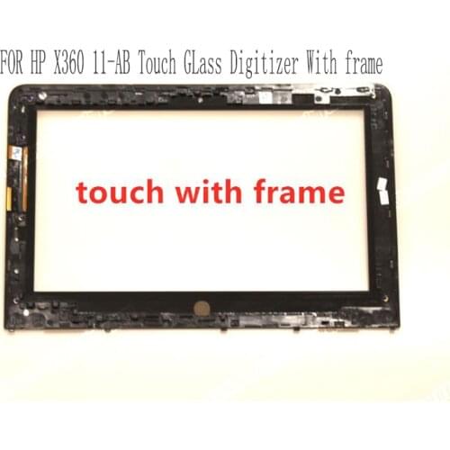 Genuine New 11.6'' replacement Touch Screen Digitizer panel For HP Stream X360 11-ab series 11-ab002tu ab009tu with frame bezel